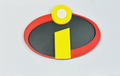 Decorative The Incredibles Emblem Disney logo Sign Display