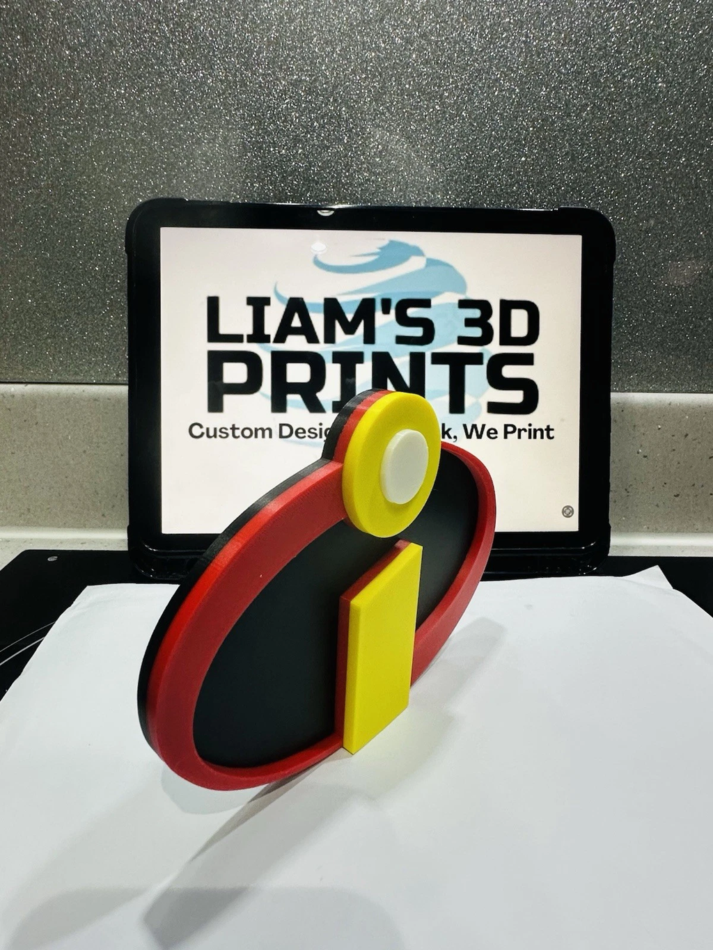 Decorative The Incredibles Emblem Disney logo Sign Display