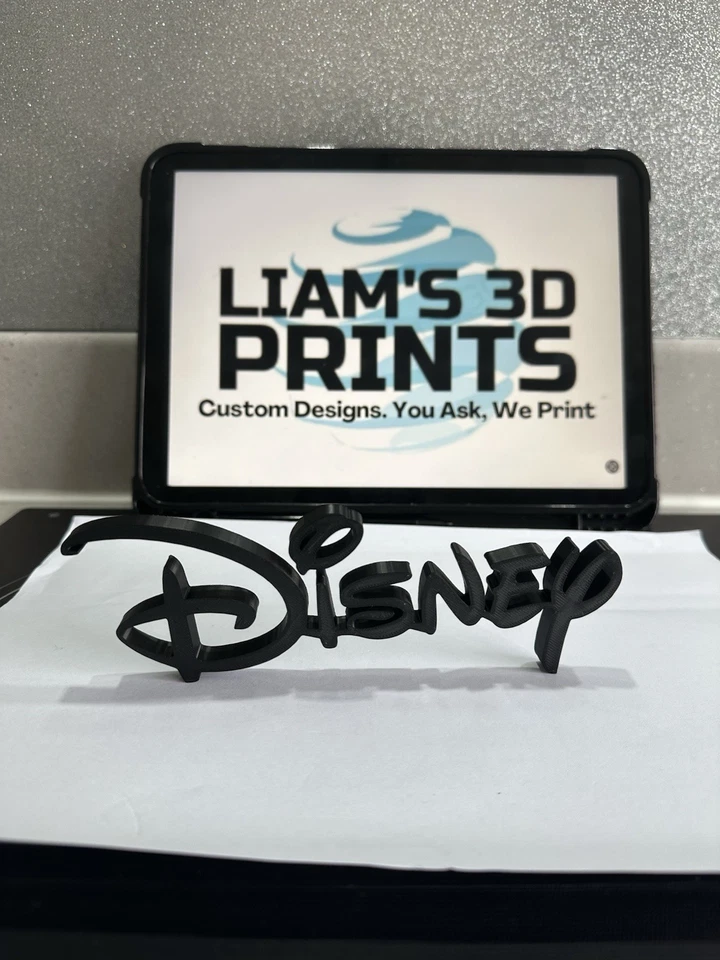 Decorative Walt Disney Logo Sign Pop Display And Any Colour