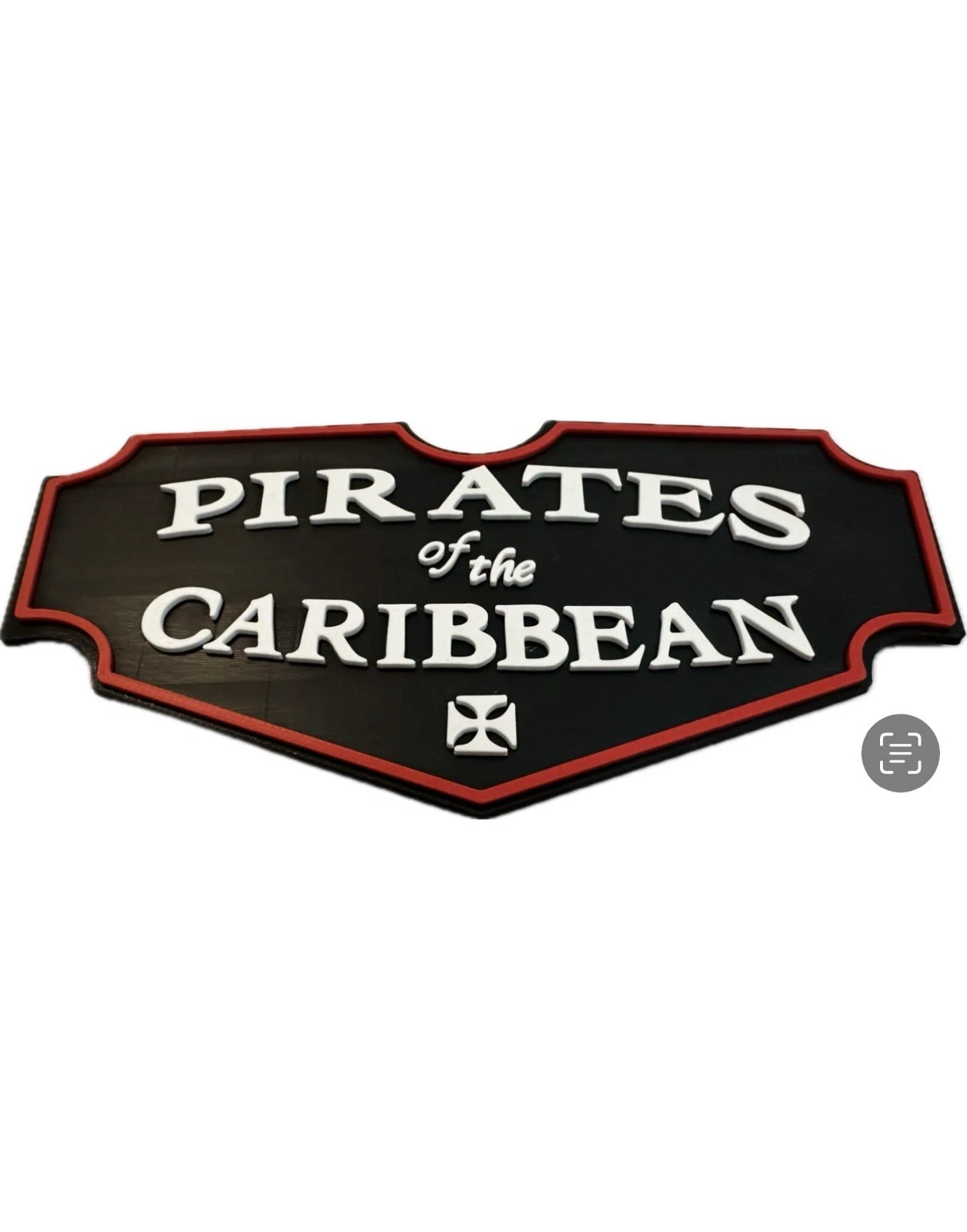 Decorative Pirates of the Caribbean sign logo display POP Disney