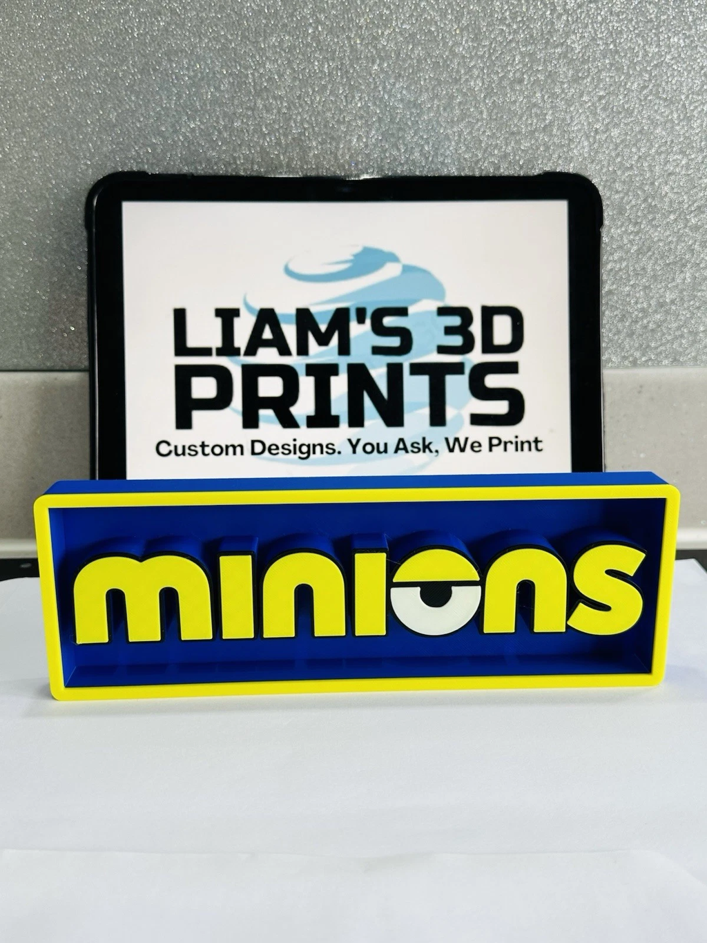 Decorative Despicable Me Minions 2 3 4 Logo Sign Display Cinema s 17.5cm L 22cm