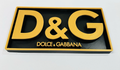 Decorative Designer D&G Dolce & Gabbana logo Sign Display Mancave Two Colour