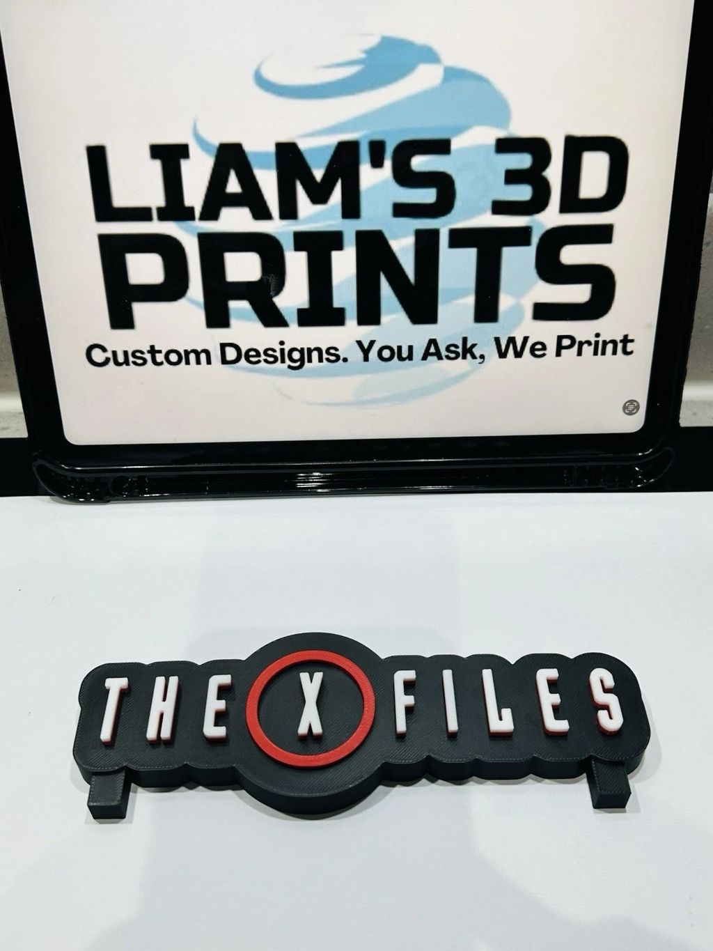 Decorative The X-Files Film TV logo Sign Display Pops