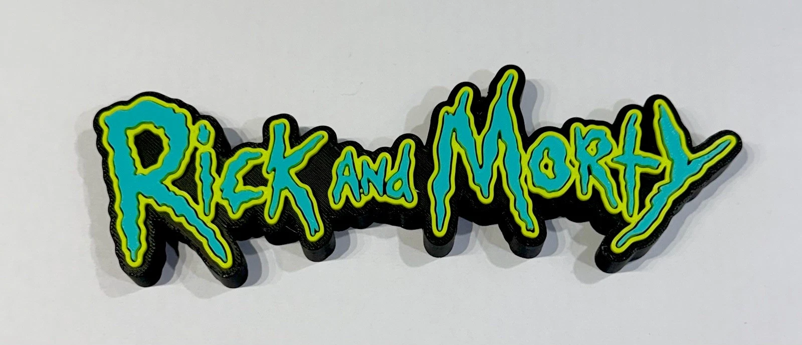 Decorative Rick And Morty TV Cartoon logo Sign Display Pop