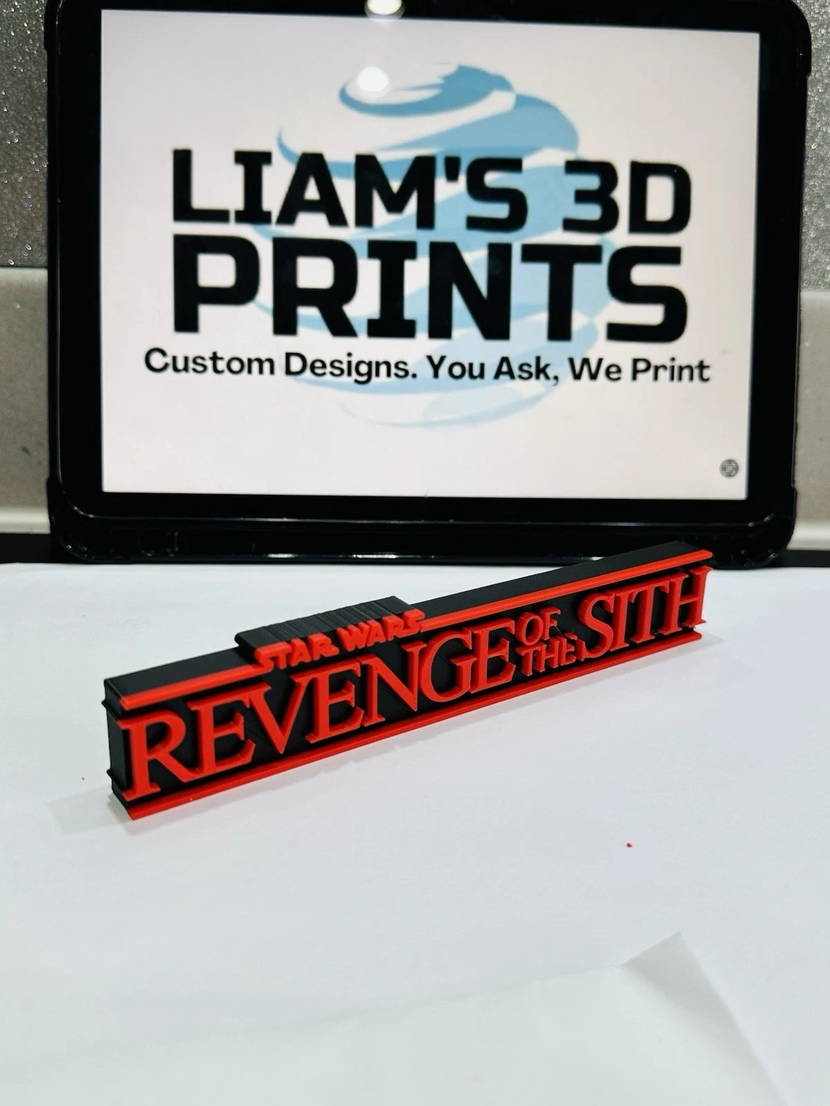 Decorative Star Wars Revenge of the Sith logo Sign Display Pop