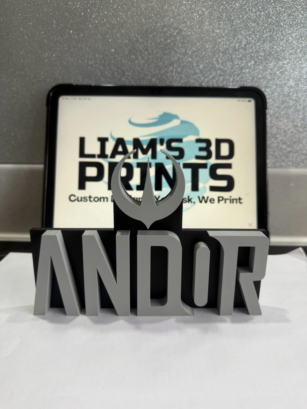 Decorative STAR WARS Andor Disney Series Self Standing Sign logo display pops