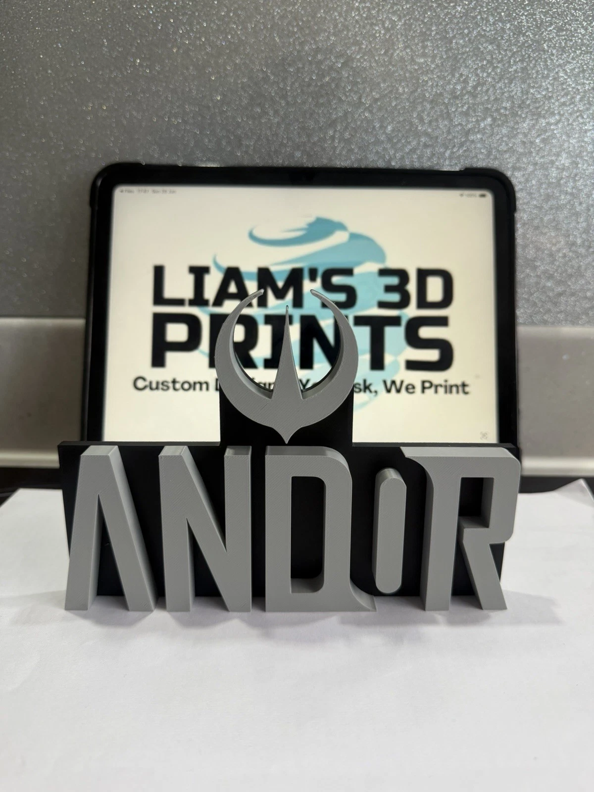 Decorative STAR WARS Andor Disney Series Self Standing Sign logo display pops