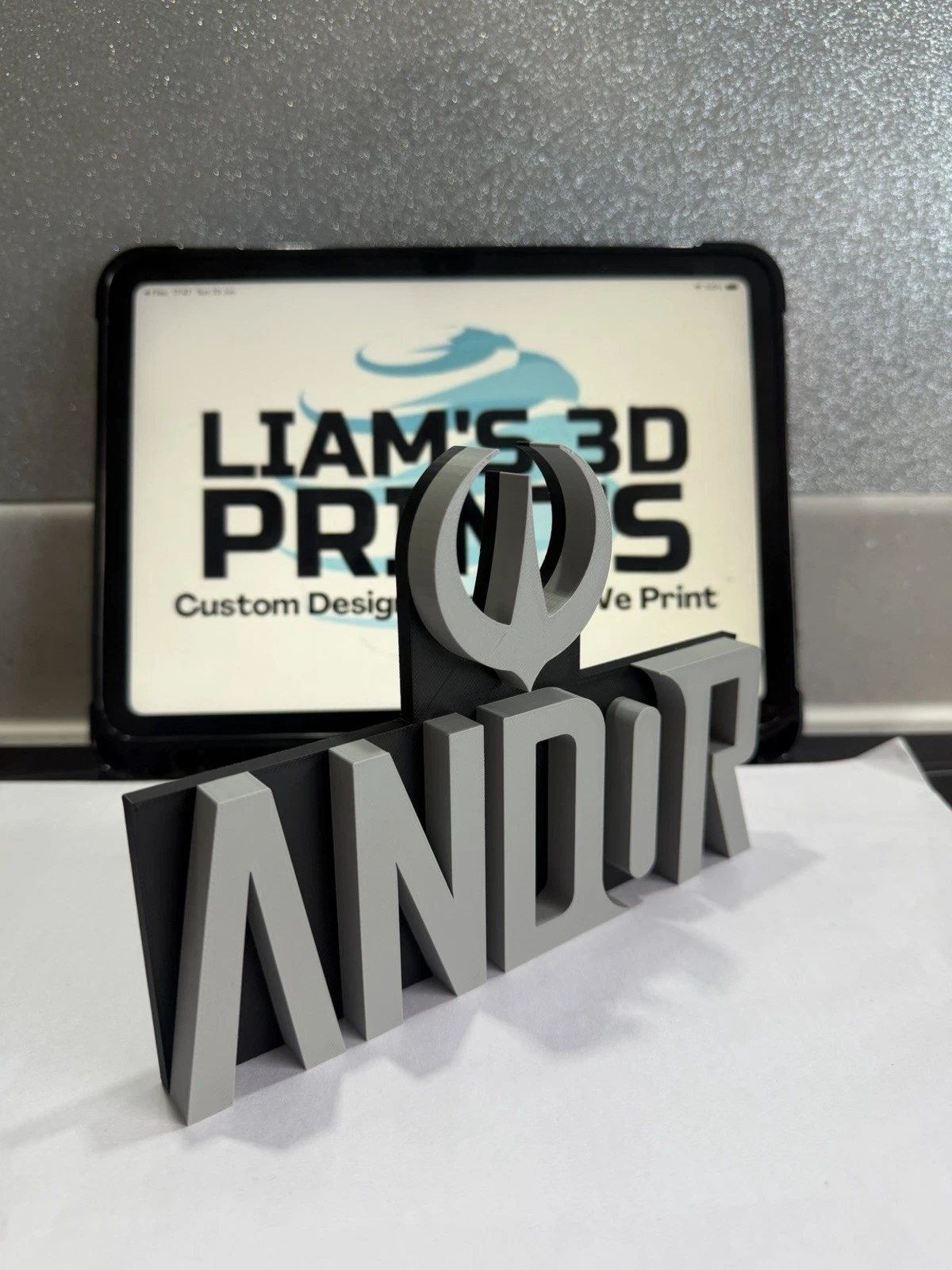 Decorative STAR WARS Andor Disney Series Self Standing Sign logo display pops