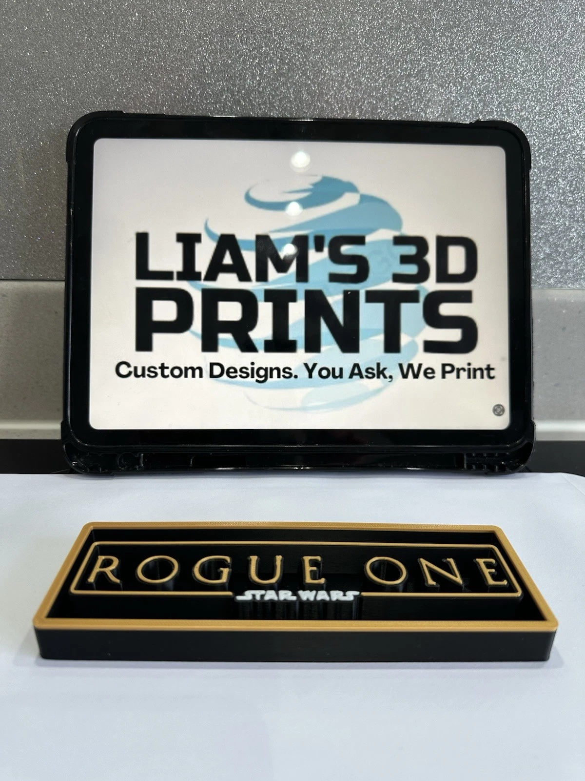 Decorative Disney Star Wars Rogue One Film Logo Display Cinema S 17.5cm L 22cm