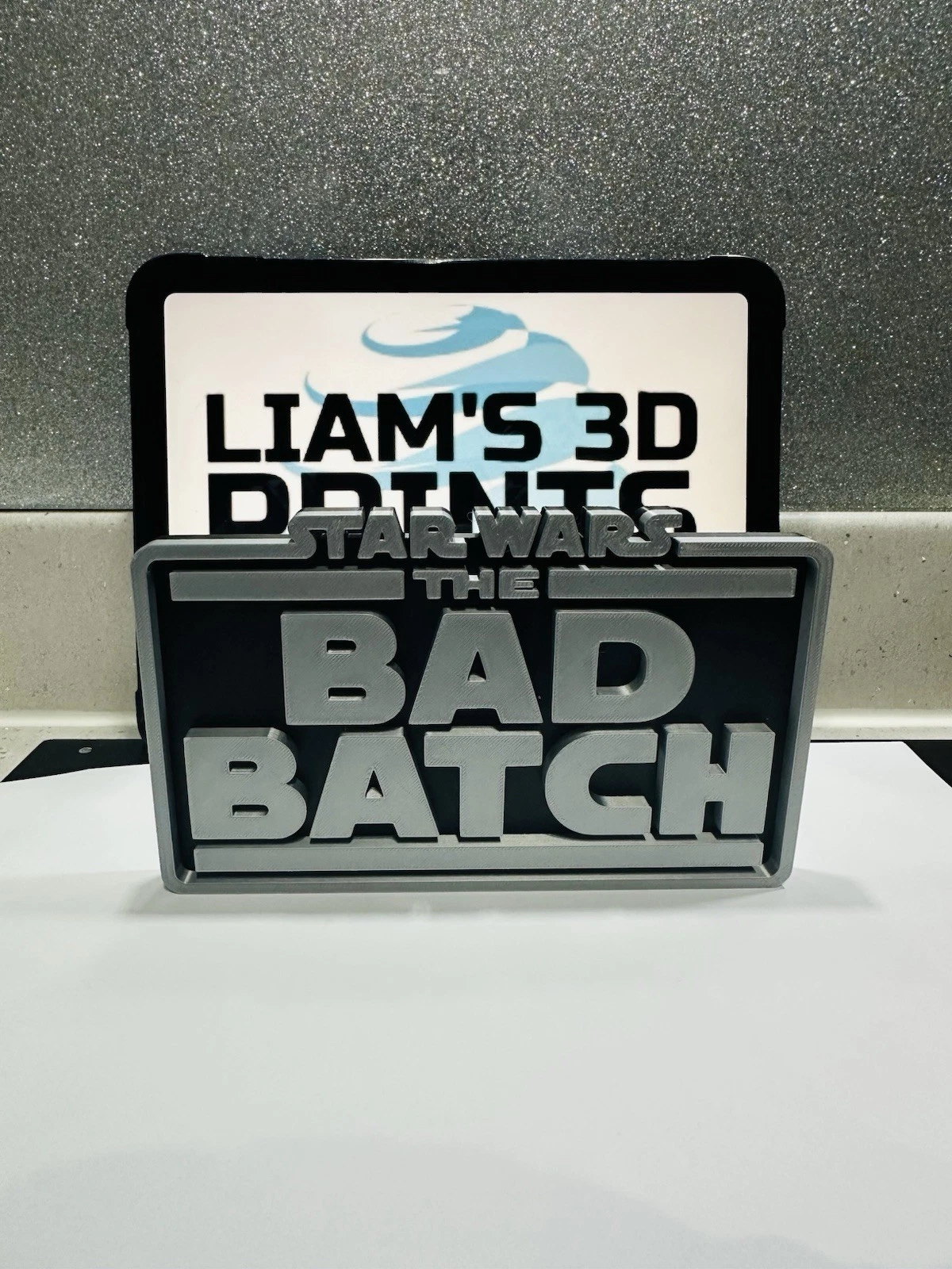 Decorative STAR WARS Bad Batch self standing logo display any colour