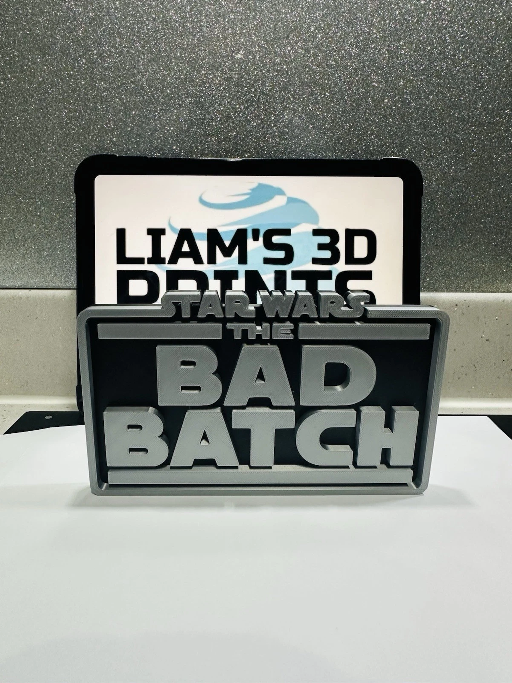 Decorative STAR WARS Bad Batch self standing logo display any colour