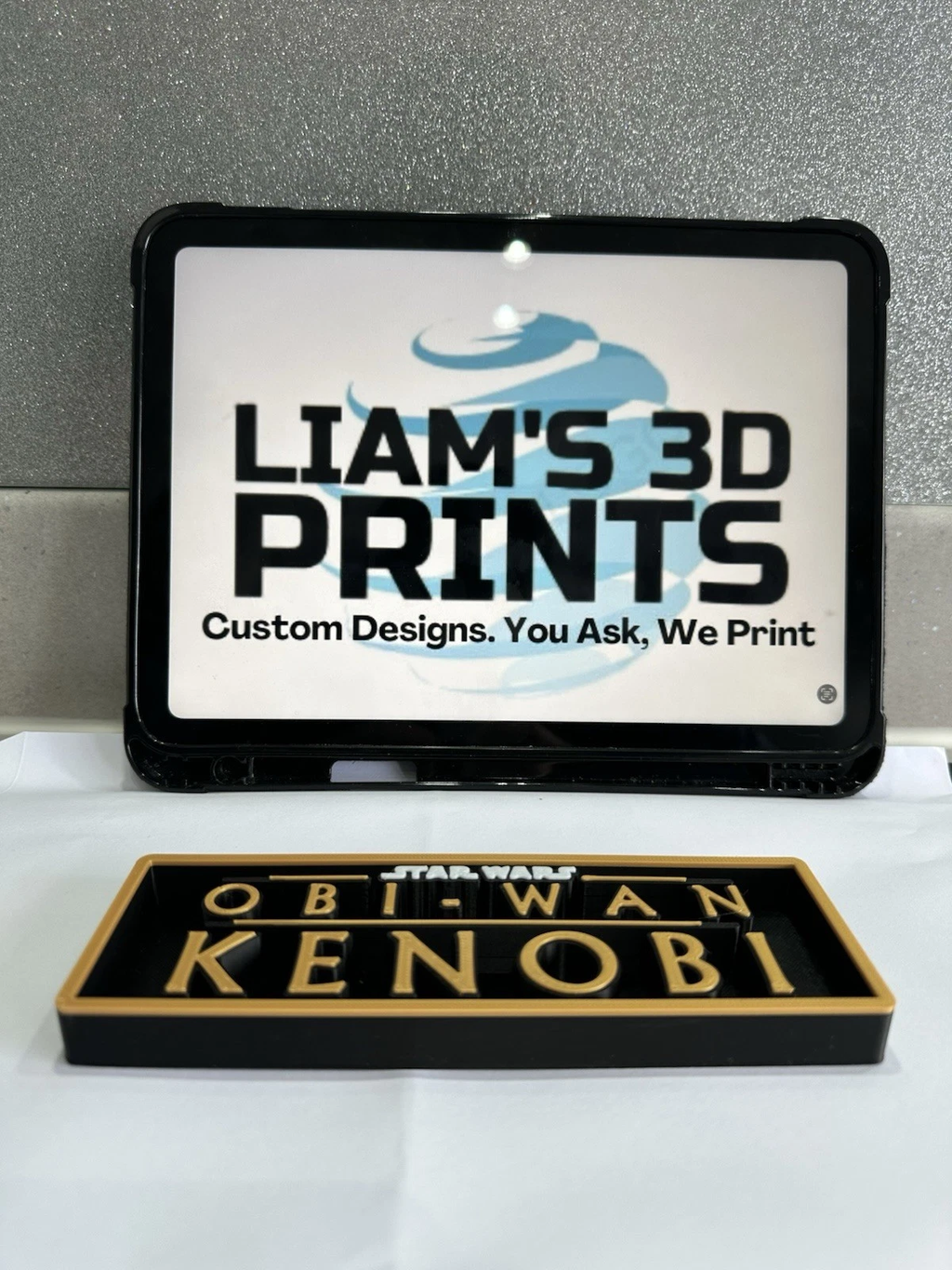 Decorative Star Wars Obi-Wan Kenobi Logo Sign Display Cinema S 17.5cm L 22cm