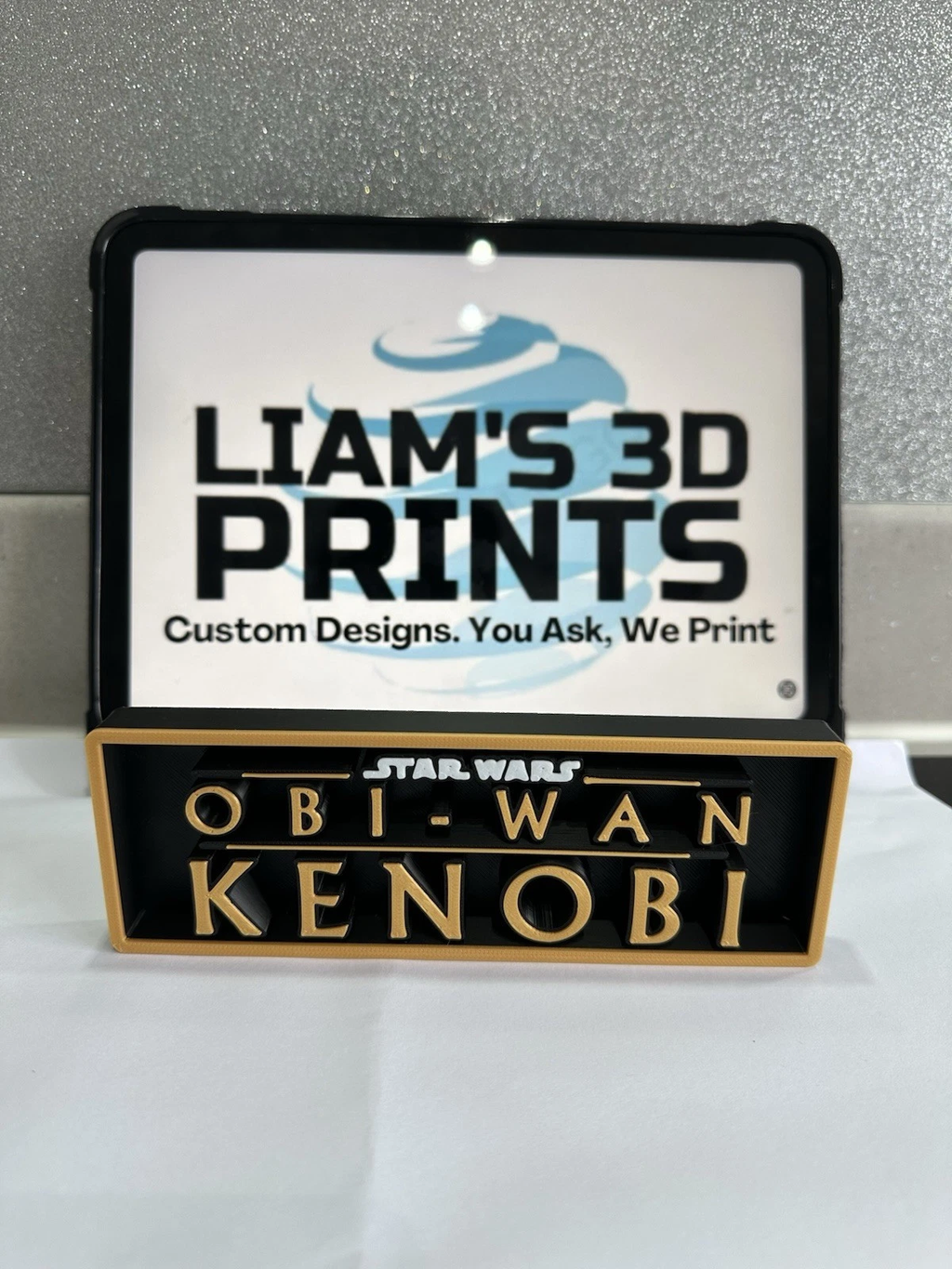 Decorative Star Wars Obi-Wan Kenobi Logo Sign Display Cinema S 17.5cm L 22cm