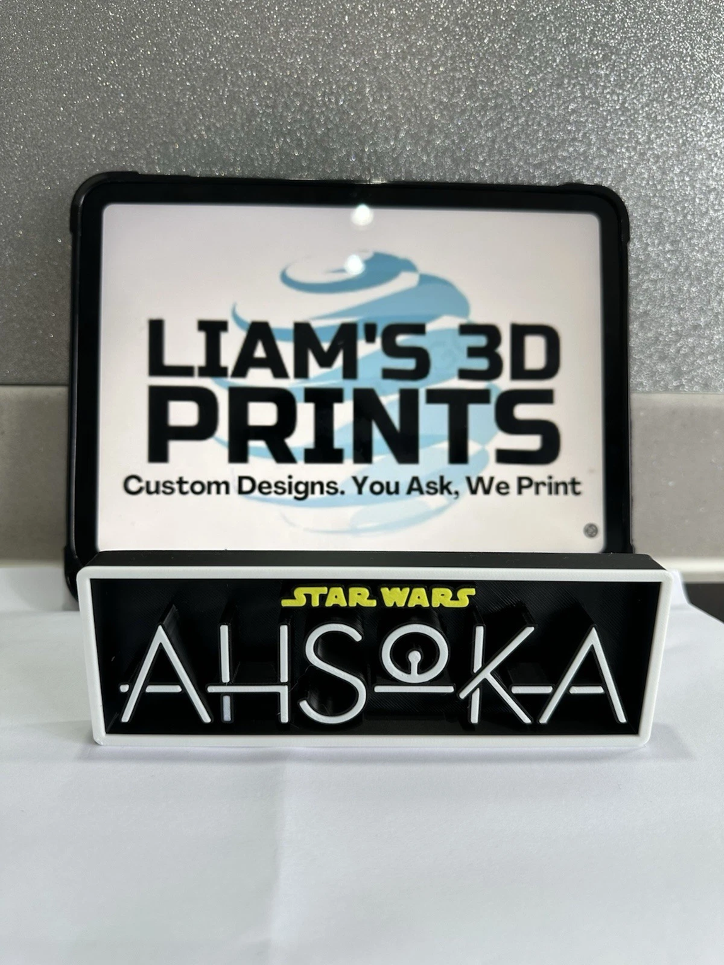 Decorative Disney Star Wars Ahsoka Film Logo Sign Display Cinema S 17.5cm L 22cm