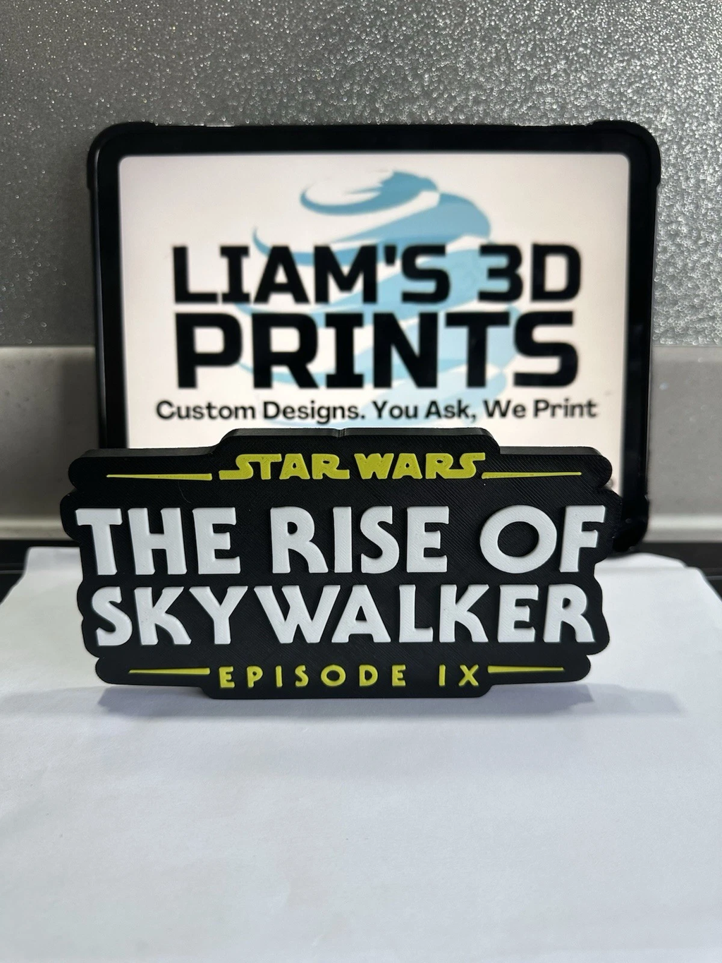 Decorative STAR WARS Rise Of The Skywalker Disney Film Sign logo display pops