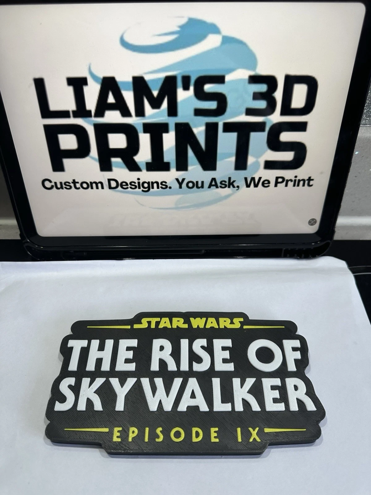 Decorative STAR WARS Rise Of The Skywalker Disney Film Sign logo display pops