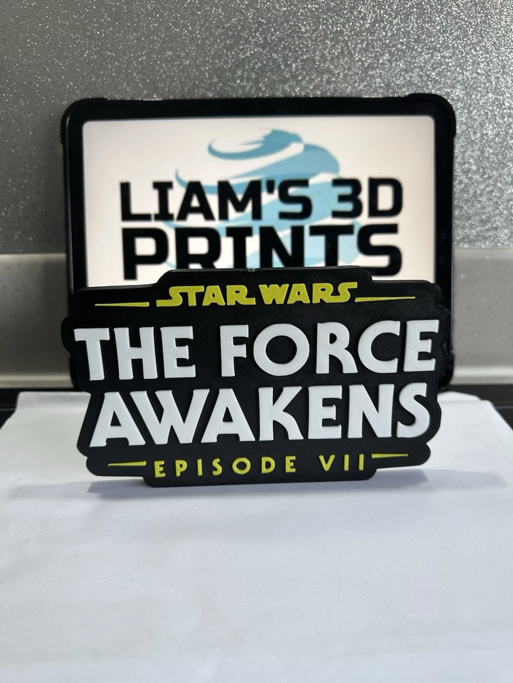 Decorative STAR WARS The Force Awakens Disney Film Sign logo display pops