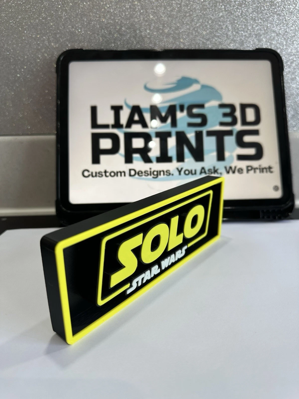 Decorative Disney Star Wars Solo Film Logo Sign Display Cinema S 17.5cm L 22cm