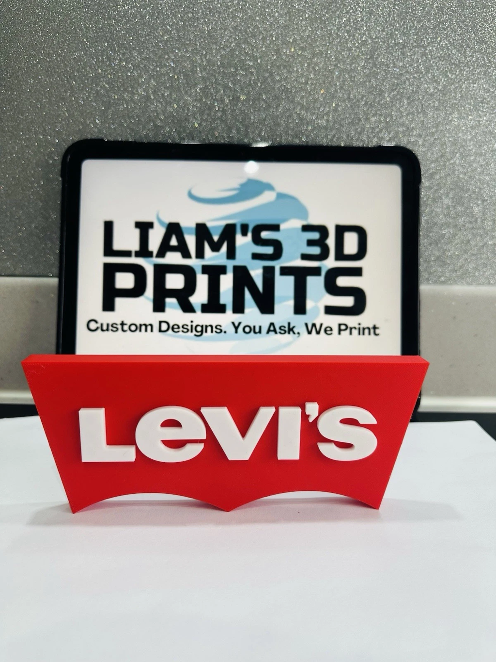 Decorative designer Levi's Levis logo Sign Display Clothing 3D