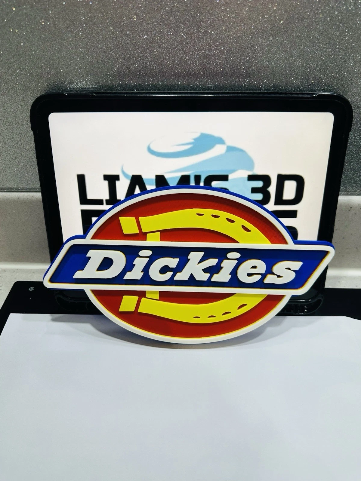 Decorative designer Dickies logo Sign Display Clothing 3D Wall Plaque