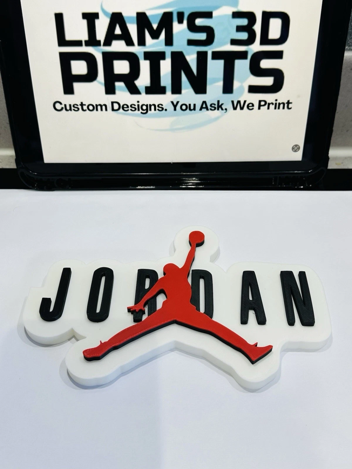 Decorative designer Jordan Nike logo Sign Display Clothing 3D