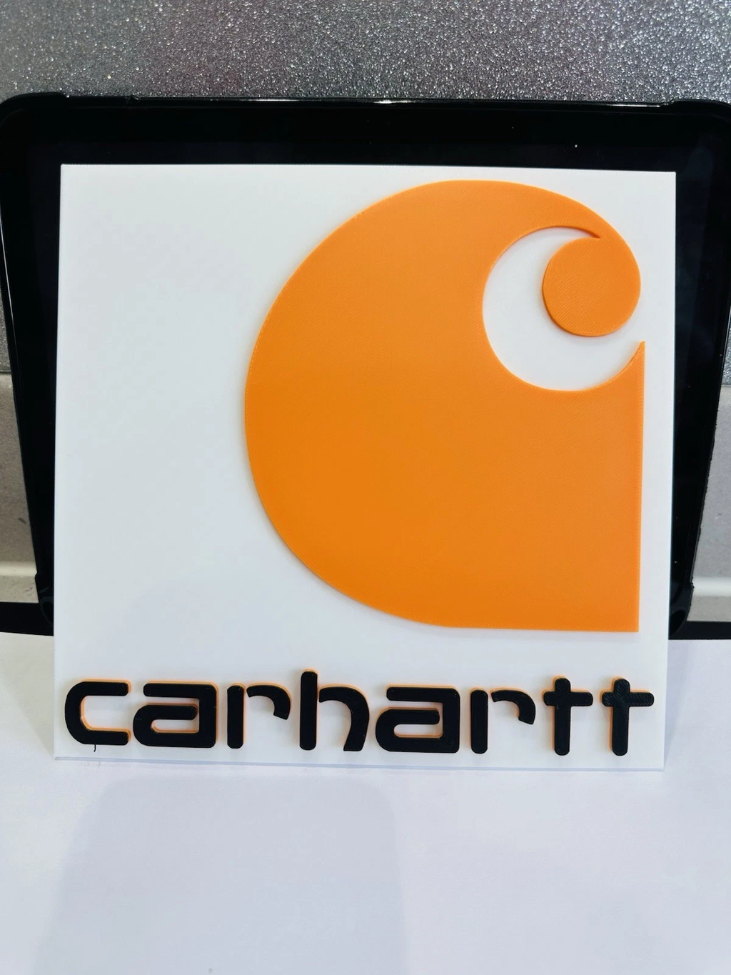 Decorative designer Carhartt logo Sign Display Clothing 3D Wall Plaque