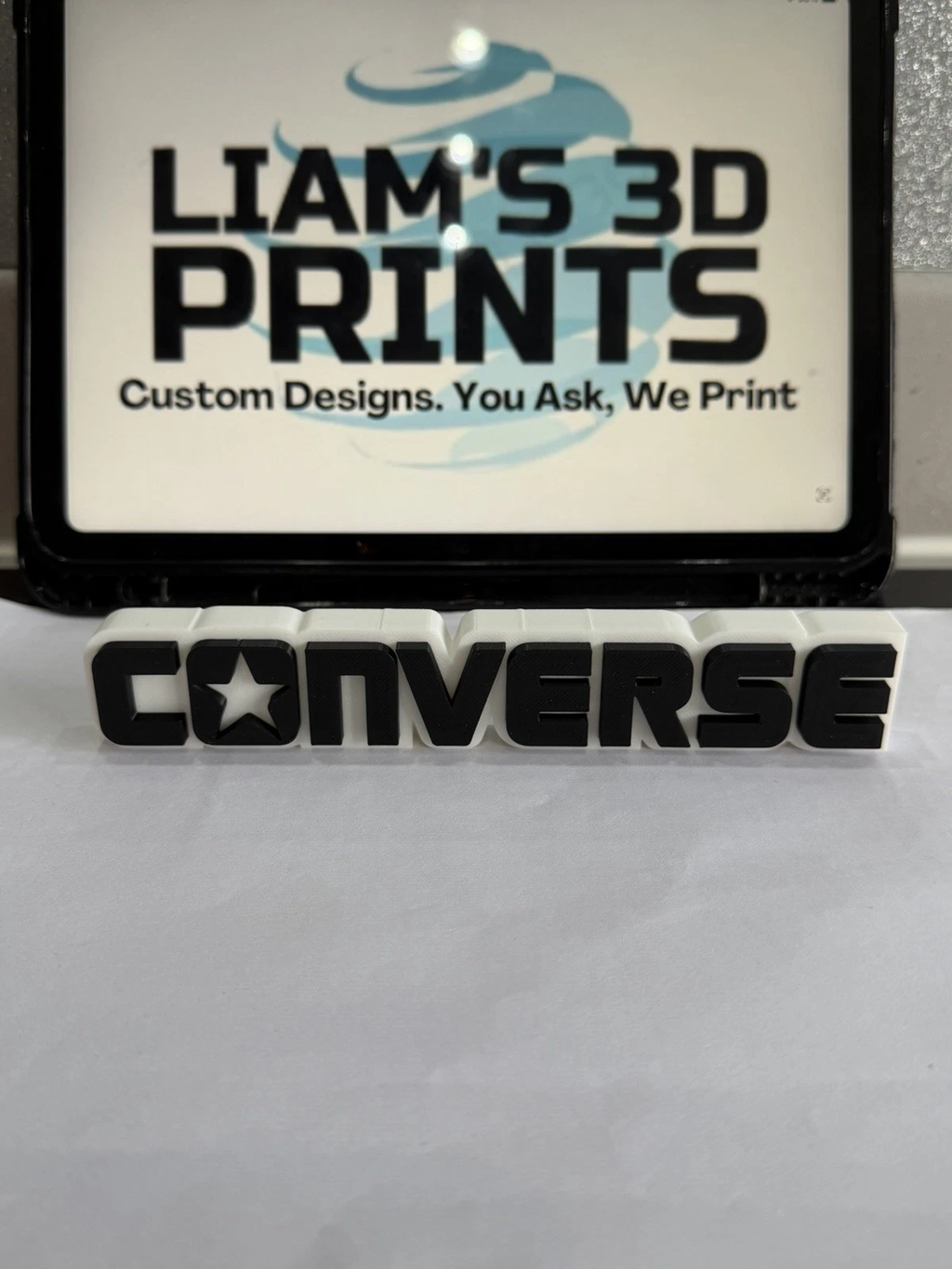 Decorative designer Converse logo Sign Display Clothing 3D Trainers Shoes