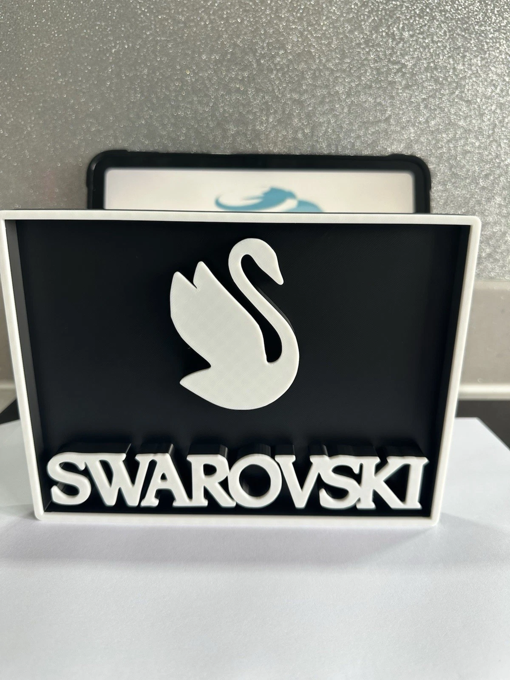 Decorative Designer Swarovski crystal logo Sign Display 2 colour choice Mancave