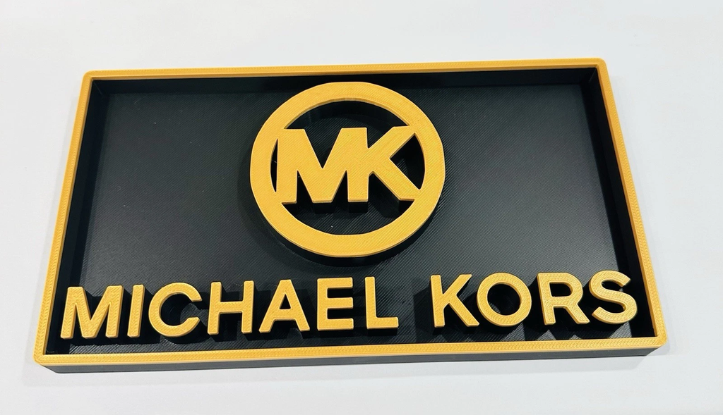 Decorative Designer MK Michael Kors logo Sign Display two colour choice Mancave