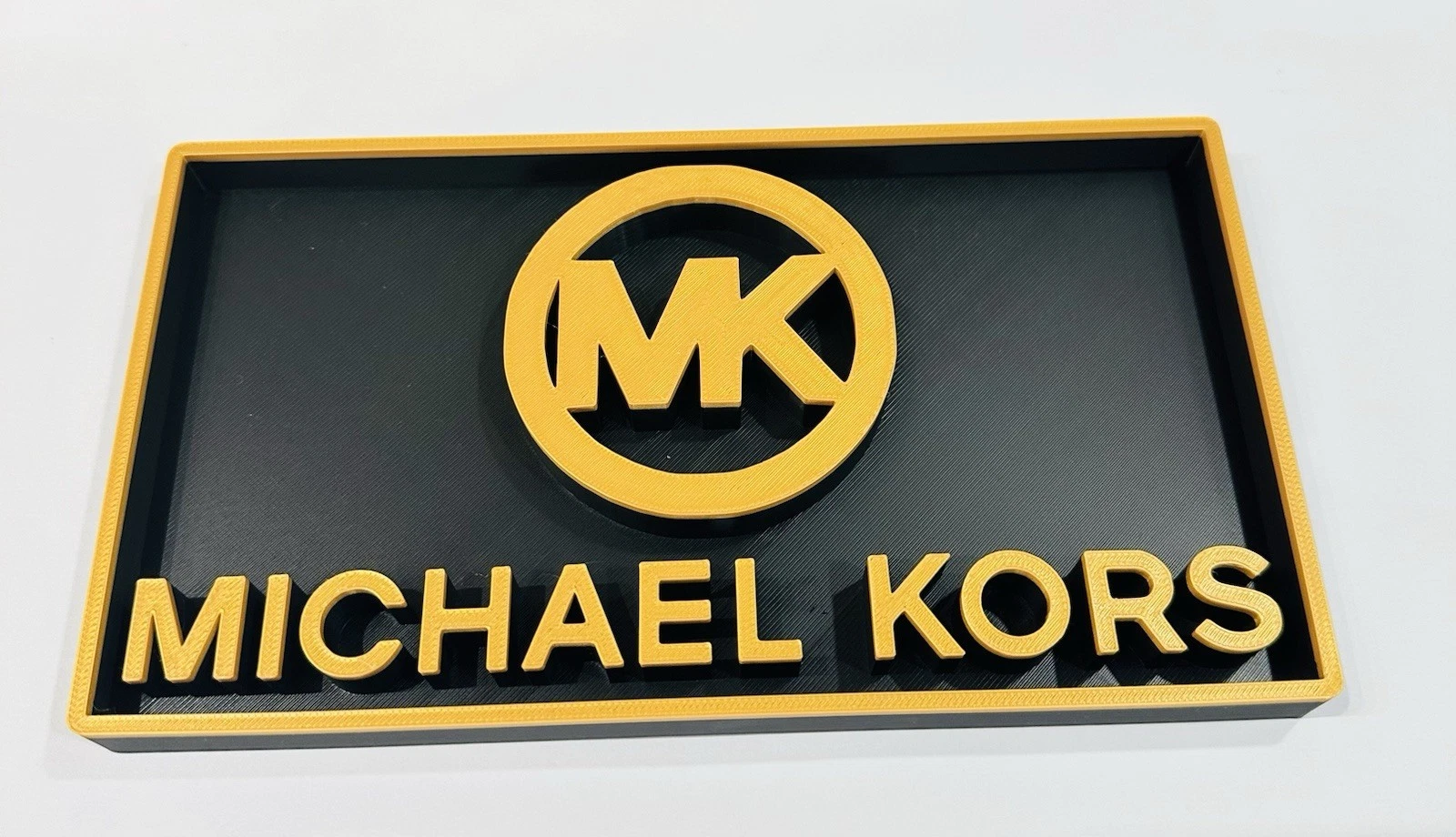 Decorative Designer MK Michael Kors logo Sign Display two colour choice Mancave