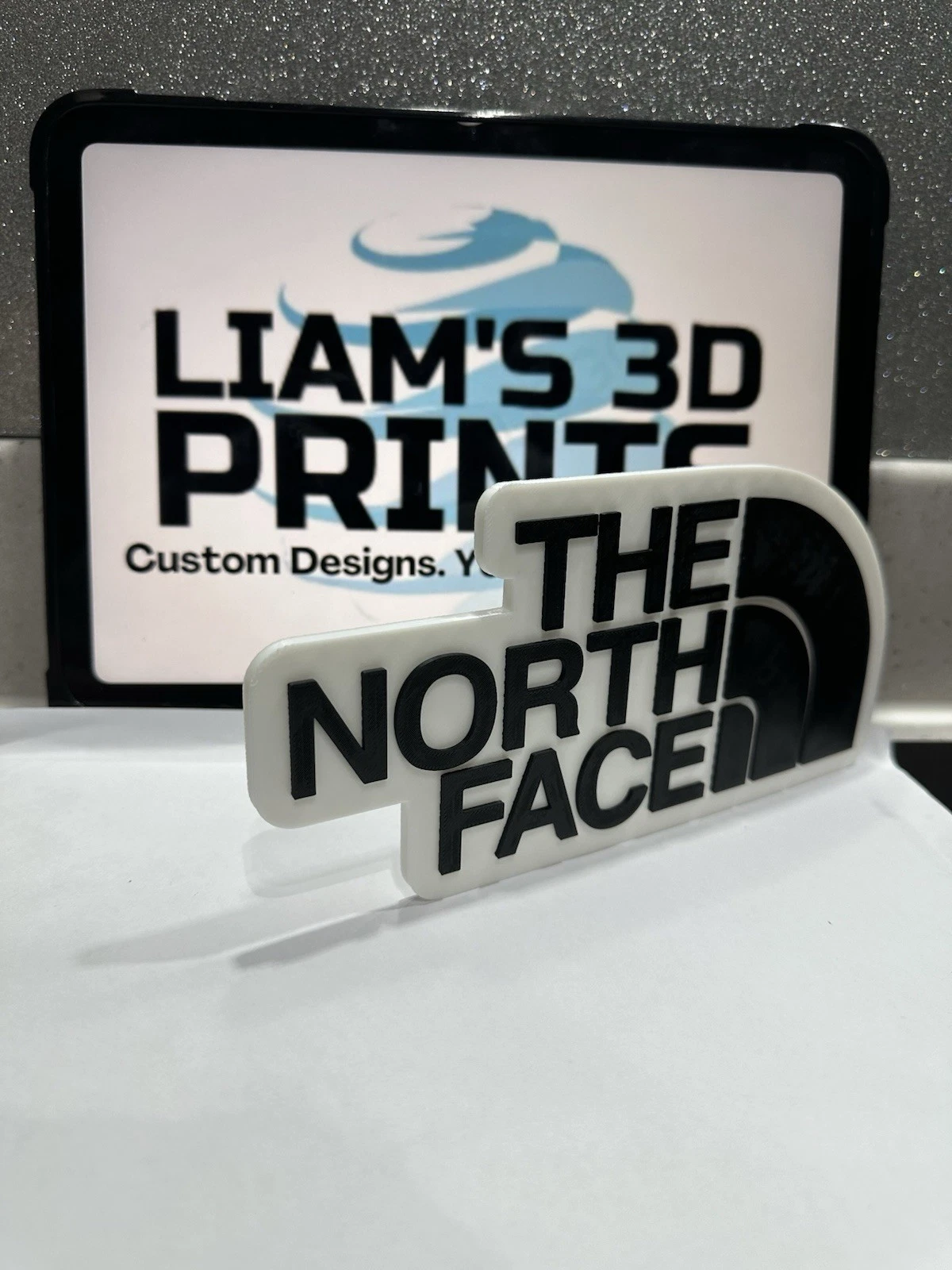 Decorative designer The North Face logo Sign Display Clothing 3D