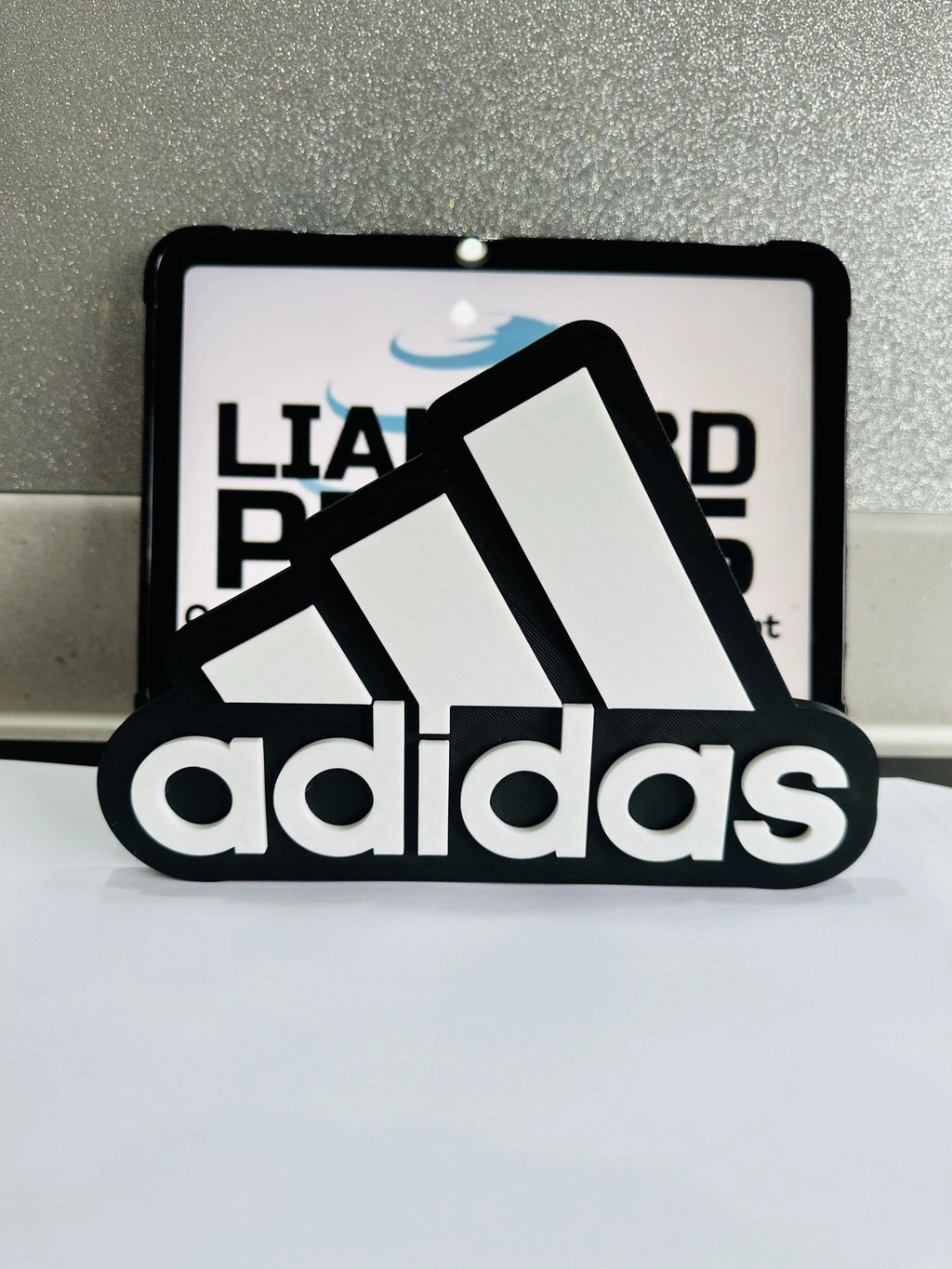 Decorative designer Adidas 3 Stripes logo Sign Display Clothing 3D