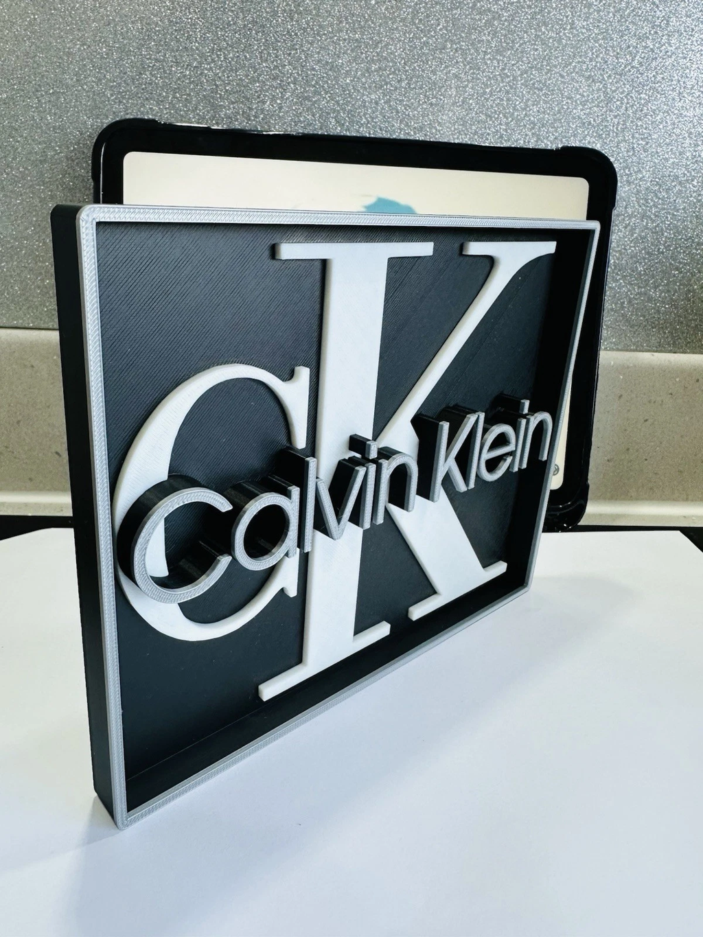 Decorative Designer CK Calvin Klein logo Sign Display Mancave