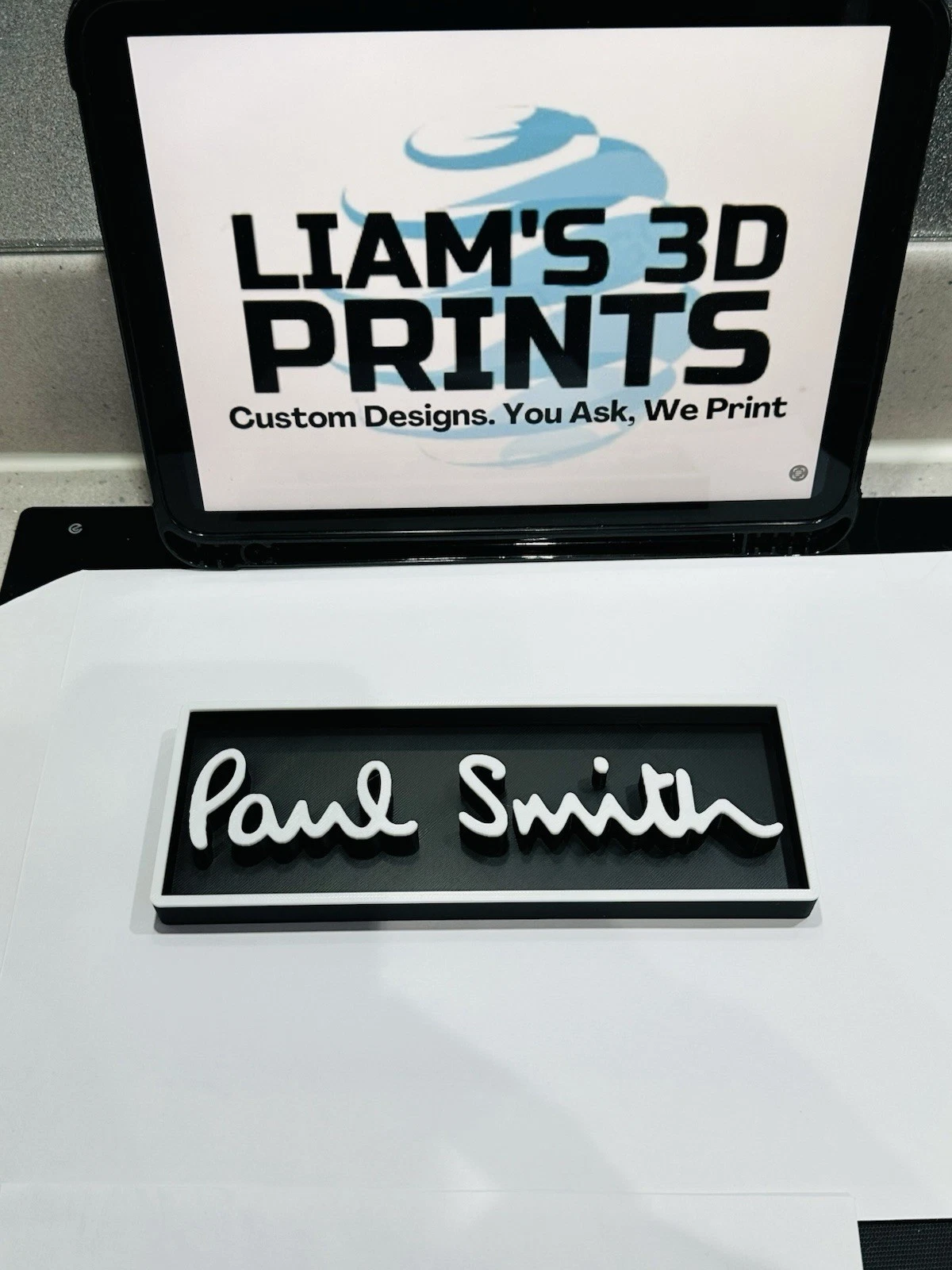 Decorative designer Paul Smith logo Sign Display Watch 20cm
