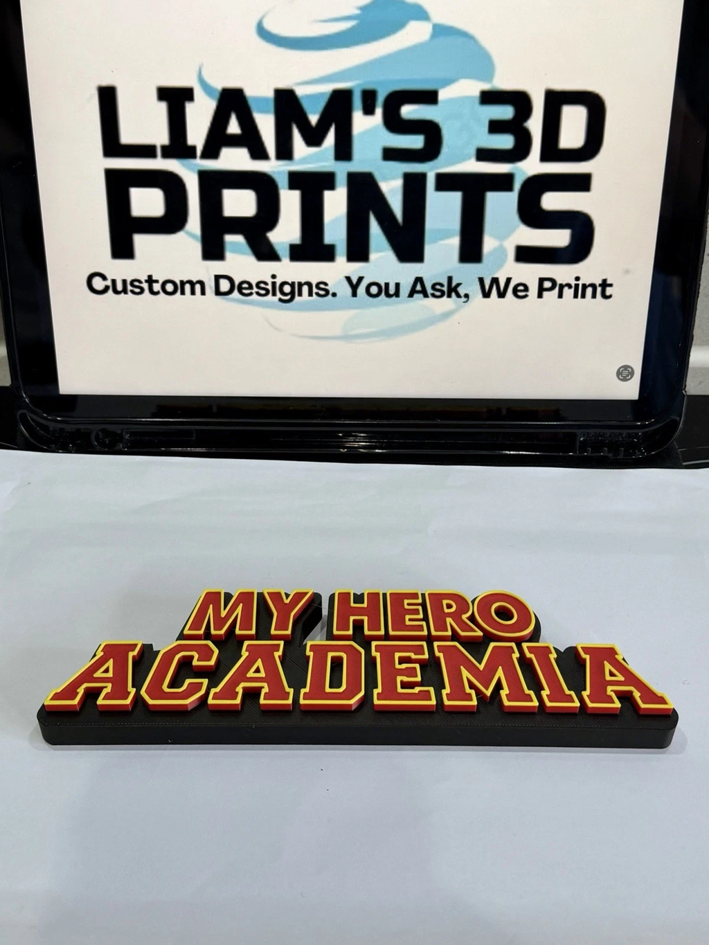 Decorative My Hero Academia MHA Logo Anime Self Standing TV Pops