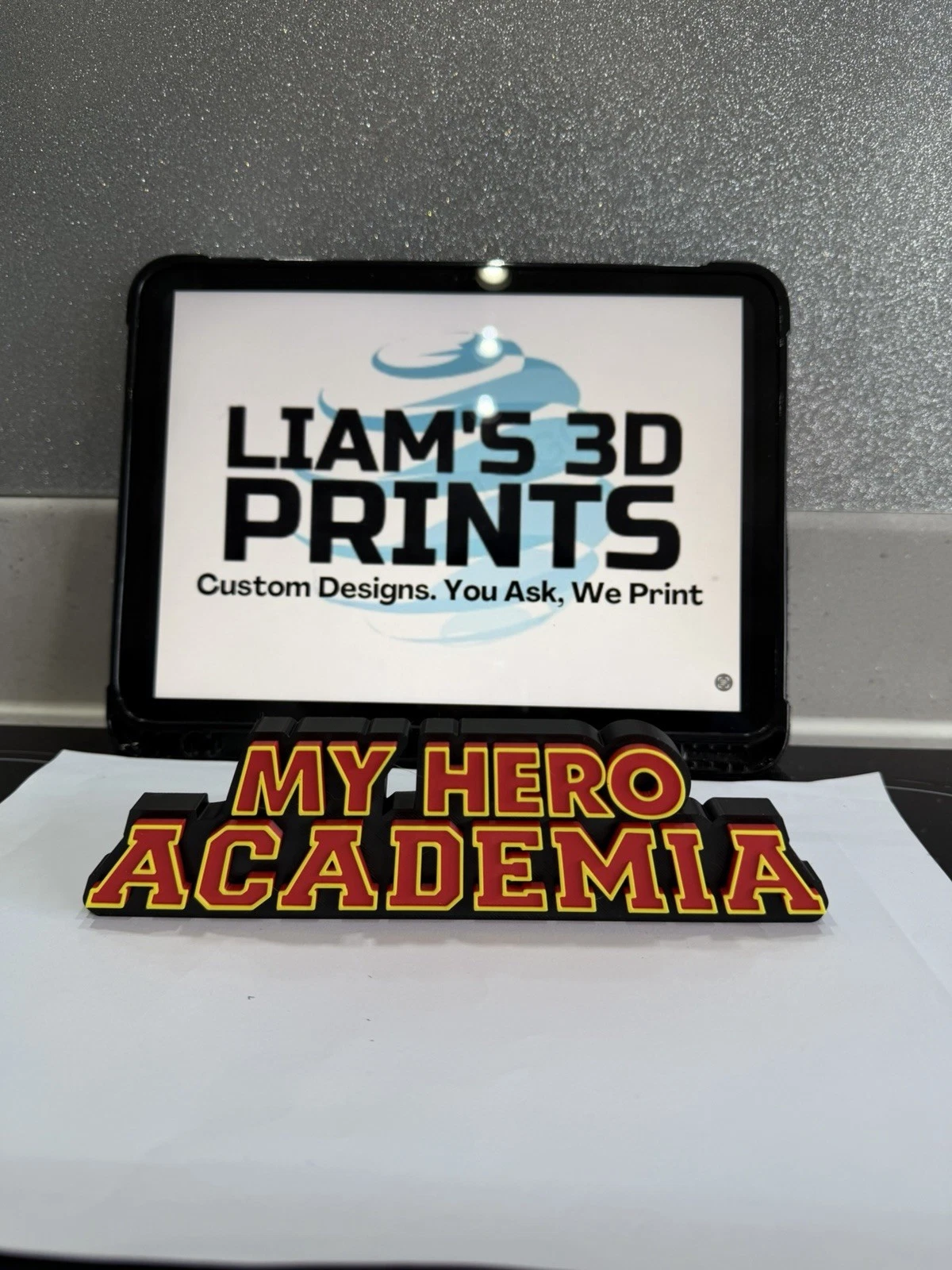 Decorative My Hero Academia MHA Logo Anime Self Standing TV Pops
