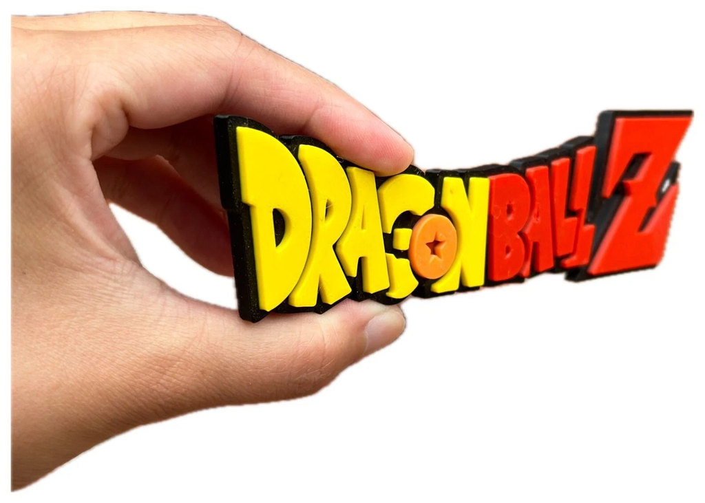 Decorative Dragon Ball Z Anime Logo 3D Print Wall Plaque