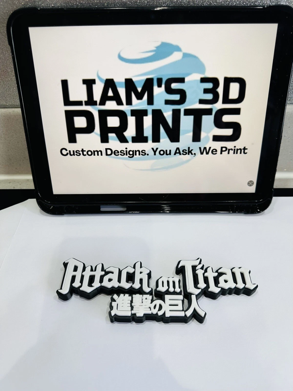 Decorative Attack on Titan logo Sign Display Anime Pops Manga