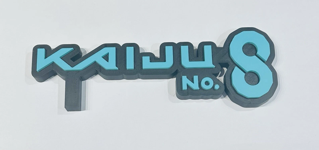 Decorative Kaiju No. 8 logo Sign Display Anime Pops Manga