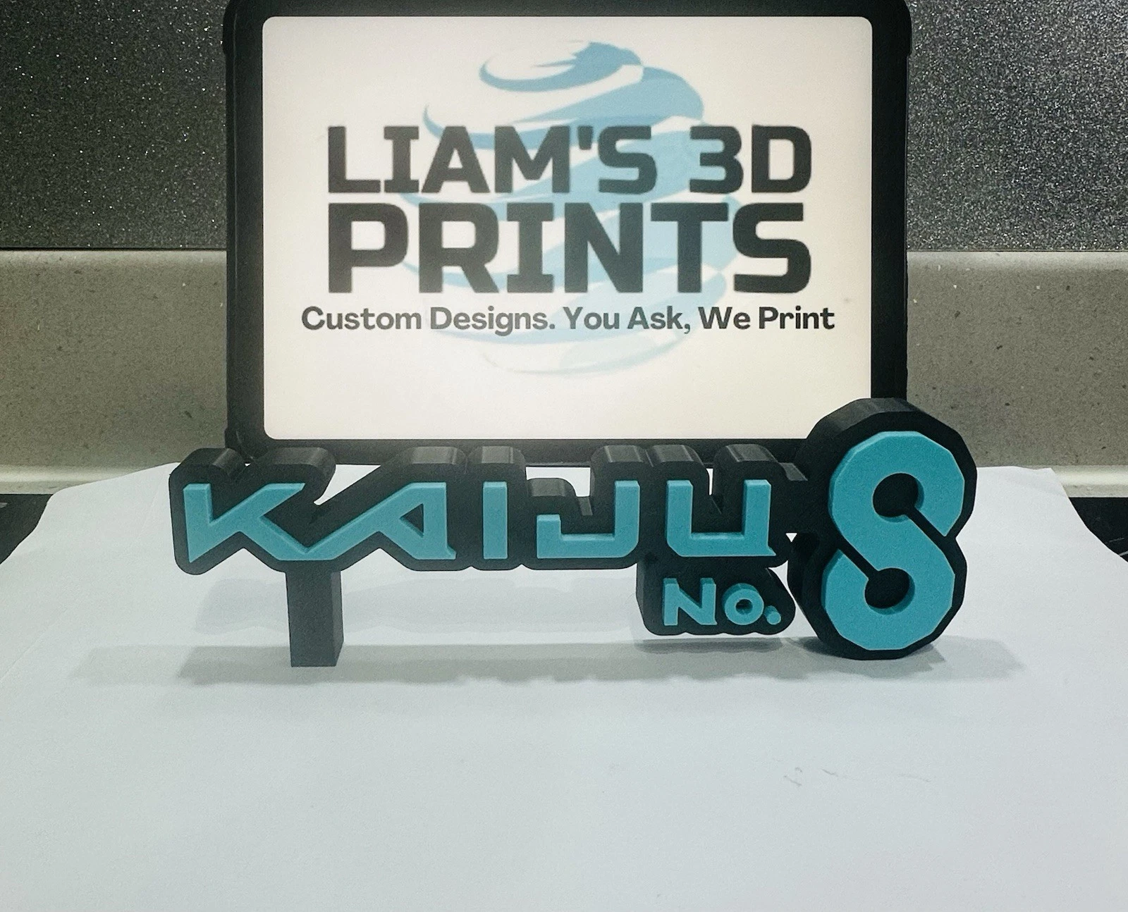 Decorative Kaiju No. 8 logo Sign Display Anime Pops Manga