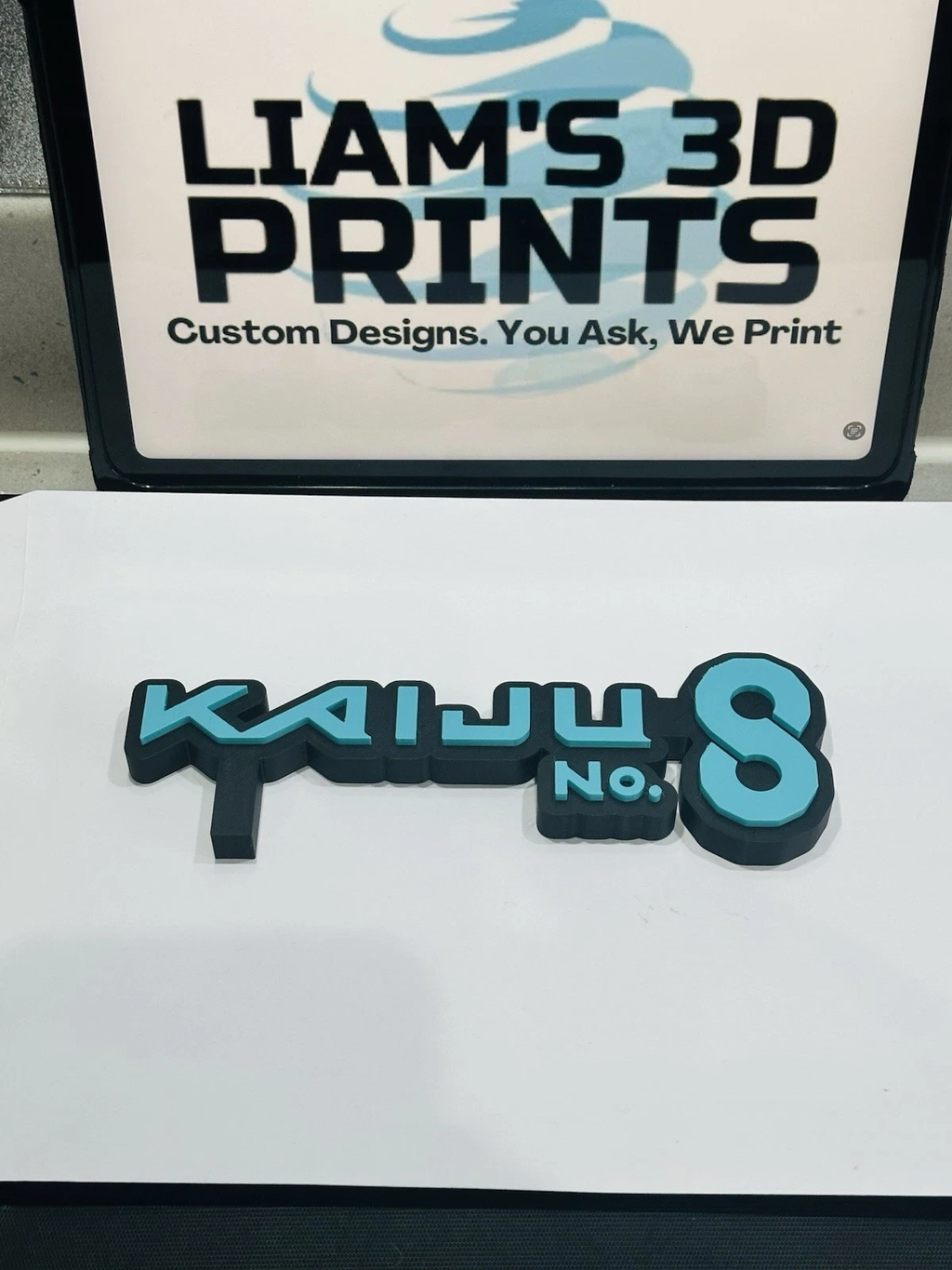 Decorative Kaiju No. 8 logo Sign Display Anime Pops Manga
