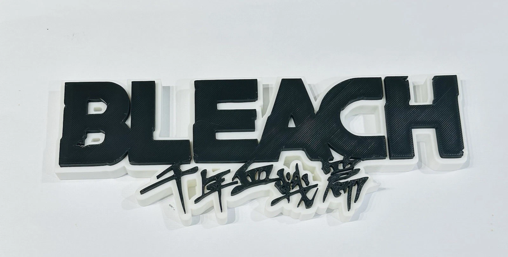Decorative Bleach logo Sign Display Anime Pops Manga