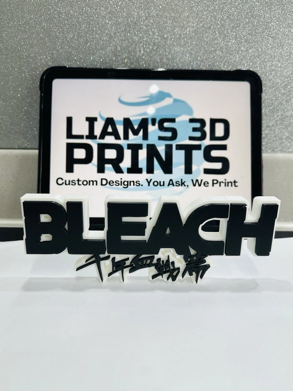 Decorative Bleach logo Sign Display Anime Pops Manga