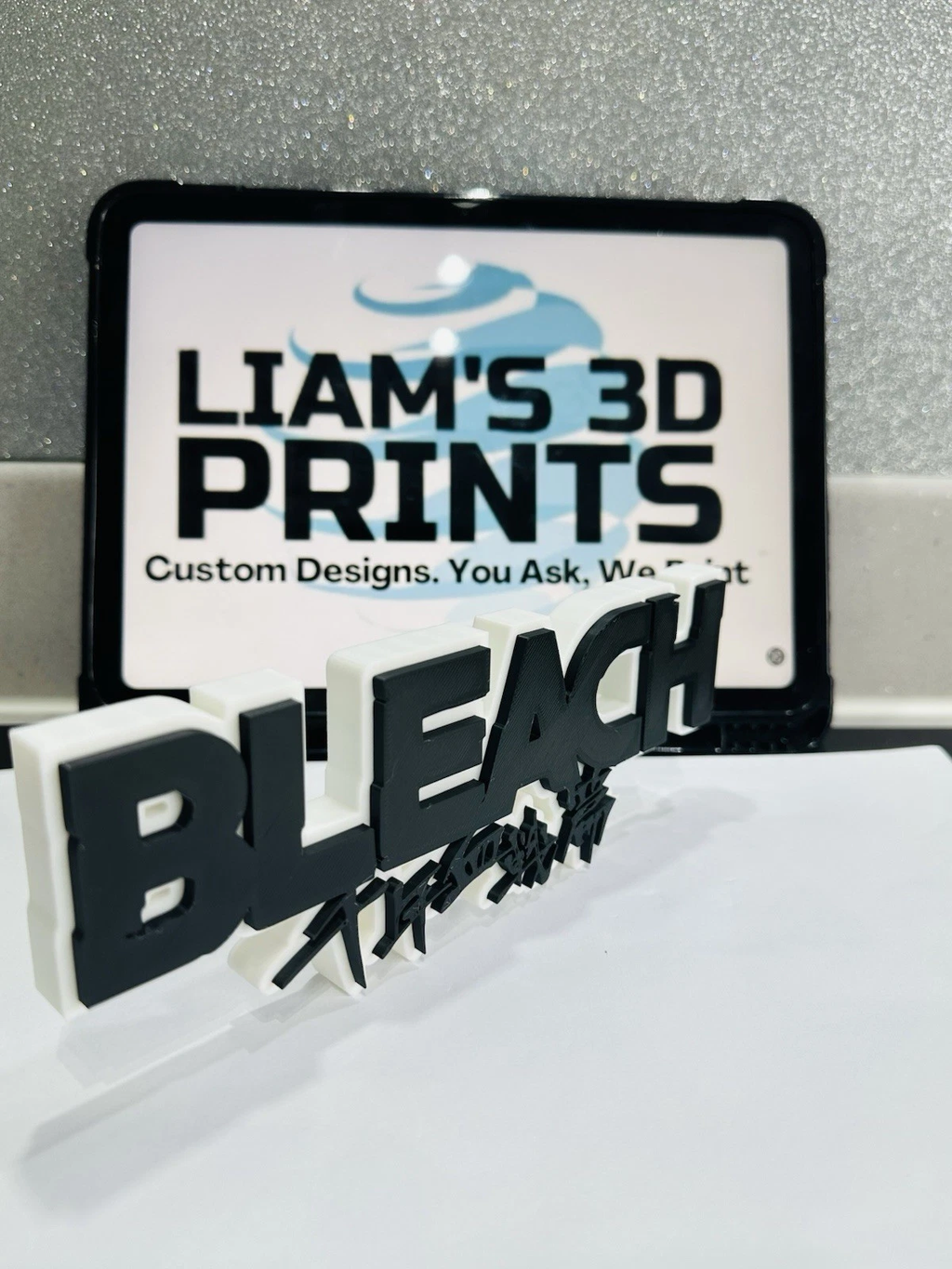Decorative Bleach logo Sign Display Anime Pops Manga