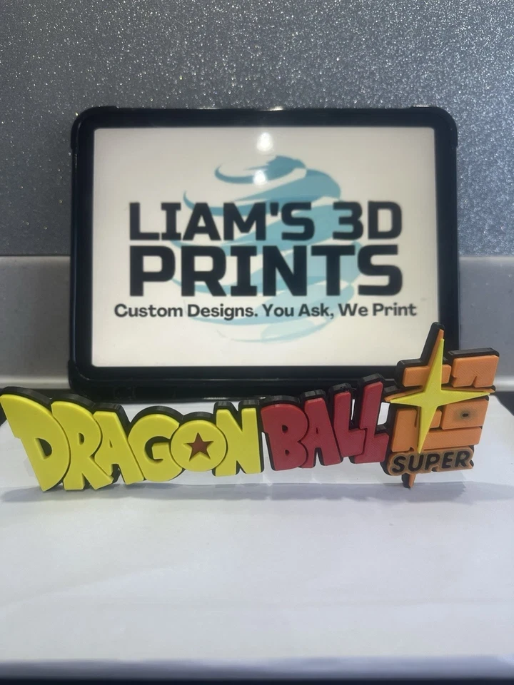 Decorative Dragon Ball Super DBS Logo Wall Display Anime Manga 3D Print pops