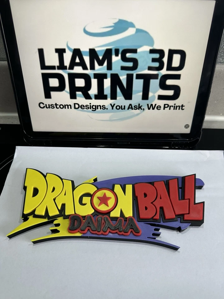 Decorative Dragon Ball Daima Super Z Dragonball logo Sign Display Pops