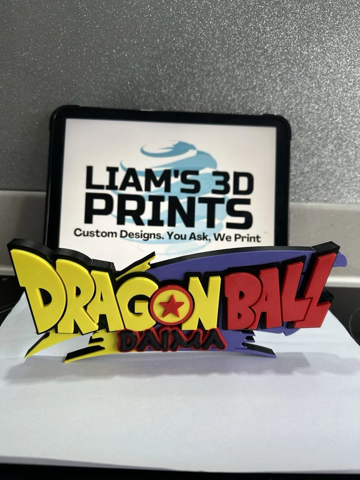 Decorative Dragon Ball Daima Super Z Dragonball logo Sign Display Pops