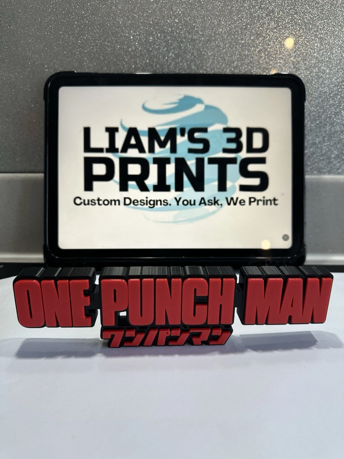 Decorative One Punch Man logo Sign Display Anime Pops Manga