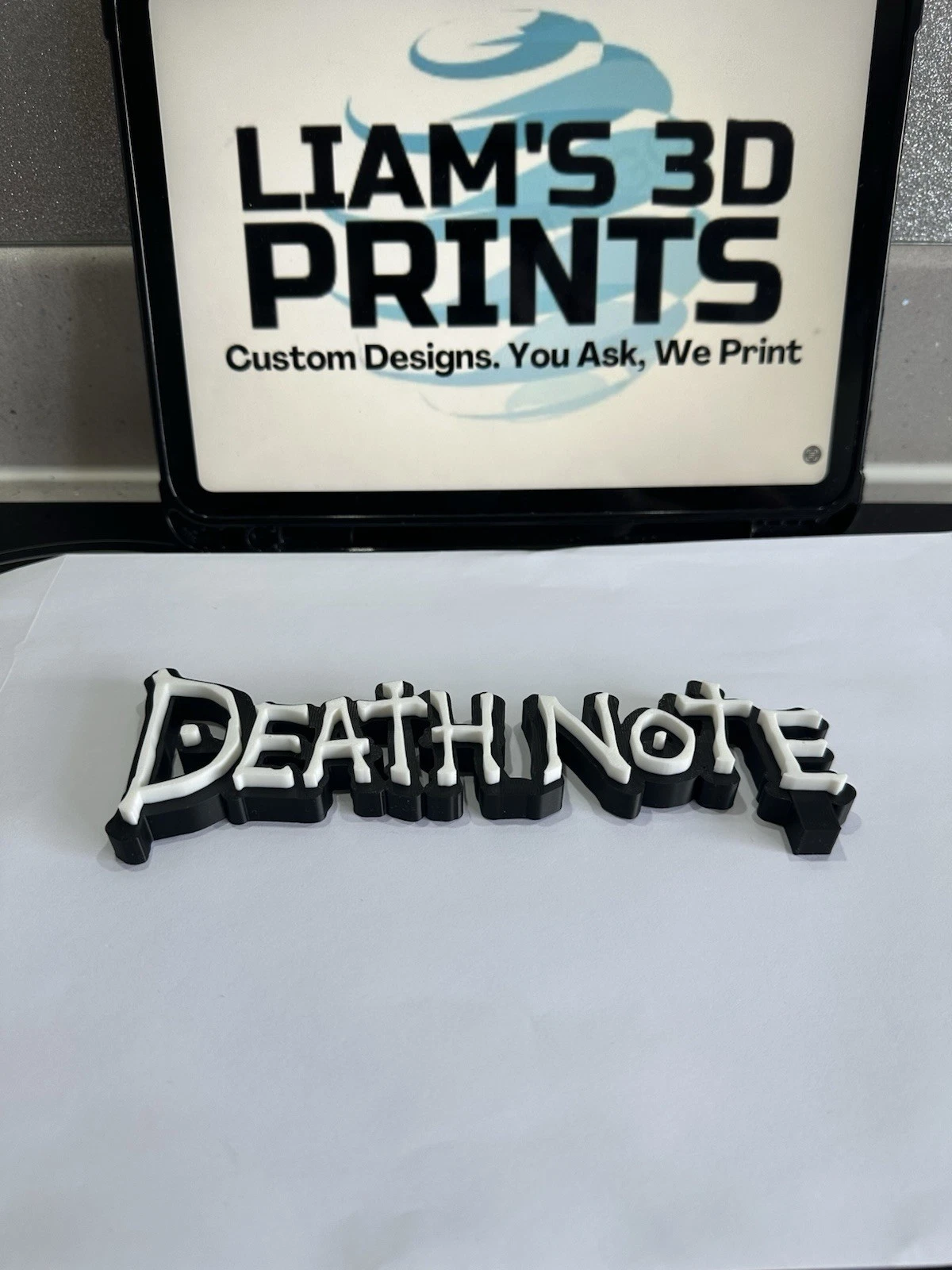 Decorative Death Note logo Sign Display Anime Pops Manga
