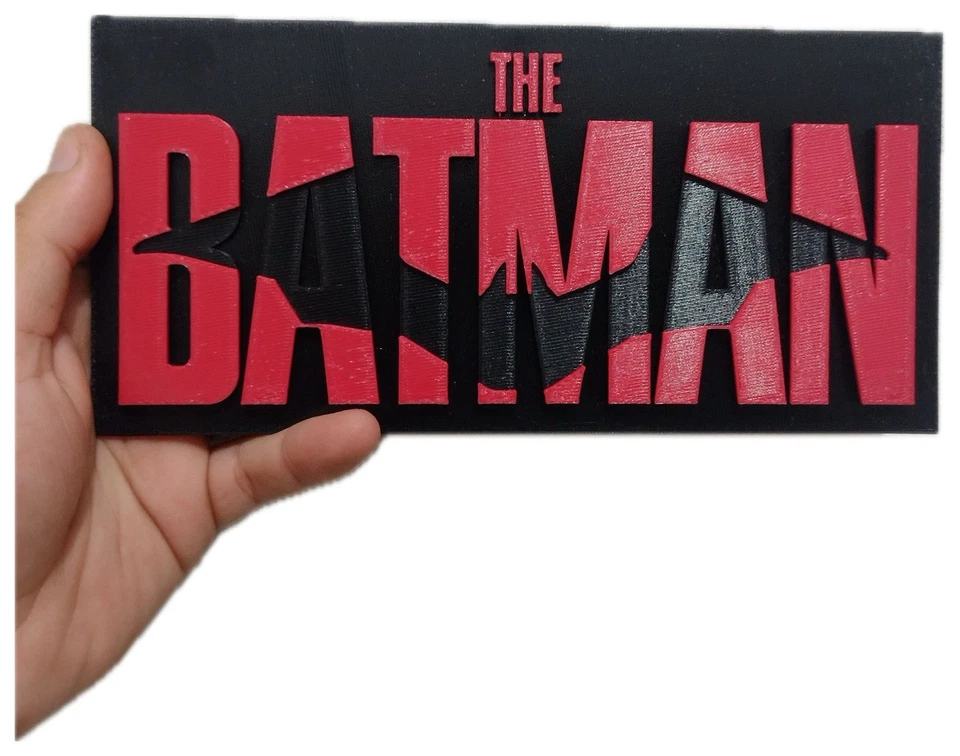 Decorative The Batman DC Film Logo Cinema Room Sign Display